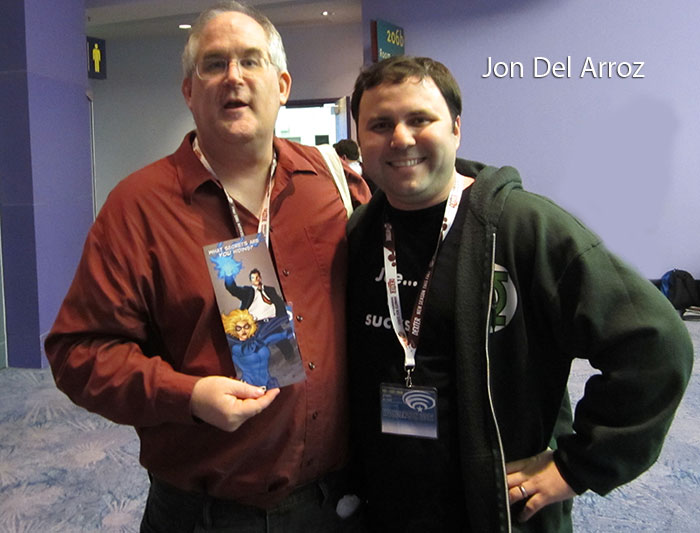 Todd McCaffrey with Jon Del Arroz, WonderCon 2012